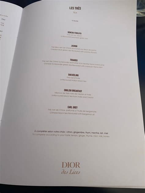 dior st tropez|Dior des lices menu.